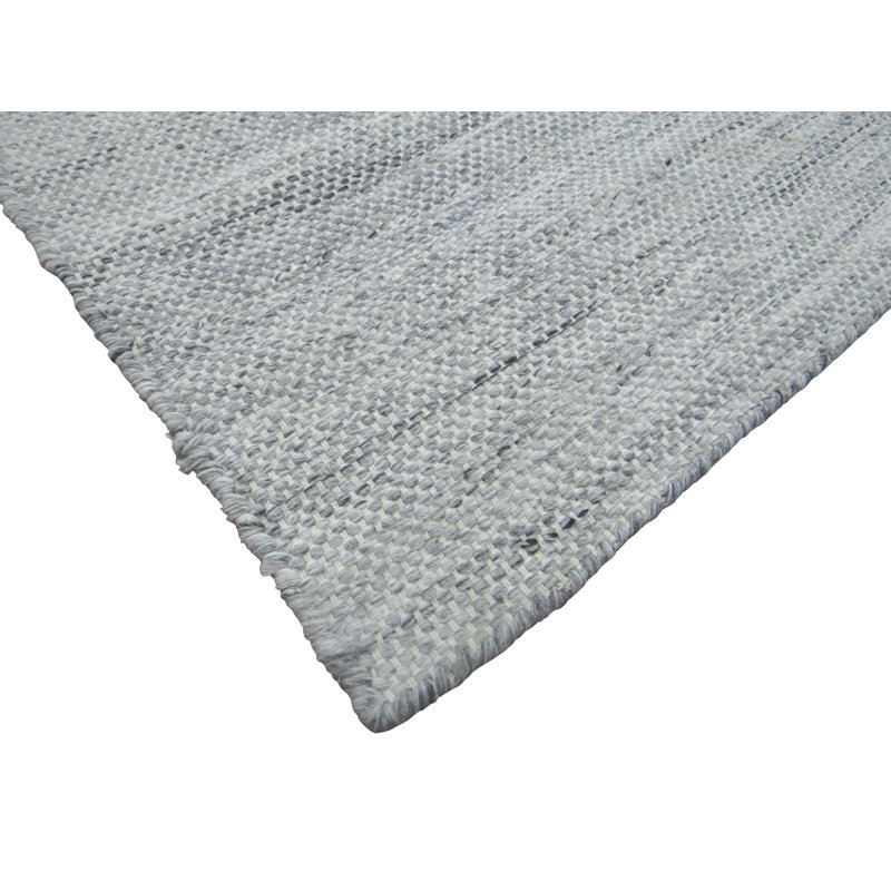 Lonoke Solid Colour Hand Woven Area Rug, Rectangle 201 x 302cm
