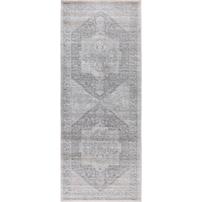MDA Rugs Erica Collection Modern Medallion Abstract Area Rug