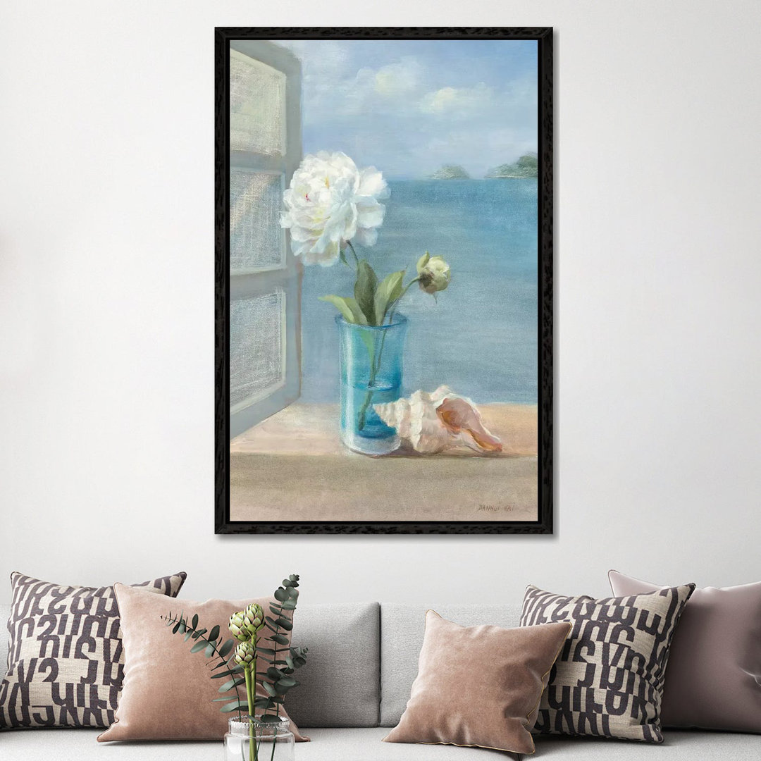 Coastal Floral I' Print on Wrapped Canvas