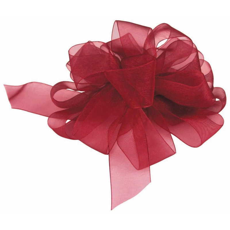 5/8"X100Yds Chiffon Ribbon, Burgundy