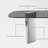 Dehja Glass Top Metal Base Dining Table-842622004