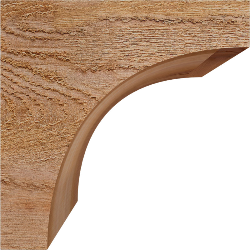 Huntington Corbel, H 10 po x l 6 po x P 10 po, Sciage brut, Cèdre rouge
