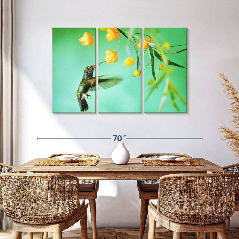 Brampt Thirsty Hummingbird, 36" H x 57" W