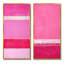 Ensemble de 2 peintures sur toiles fuchsia et blanc-1355650696-1355650700