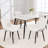 Faux Leather Upholstered Metal Dining Chair-1126935825