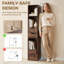 HOMCOM Bookcase with Drawers 3-Tier Adjustable Shelf 158 cm-1333331519