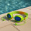 Lunettes de natation Hurley Youth Spikey Green avec bouchons d'oreille