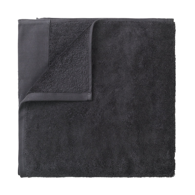 Serviette de bain 100% coton biologique RIVA, Aimant (gris anthracite), Bath Towel - 1 Pack