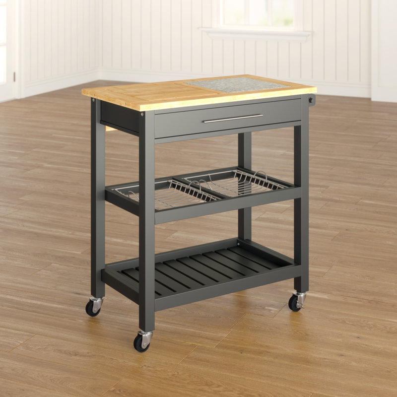 Elsworth Granite Top Kitchen Cart