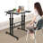 Height Adjustable Rectangle Standing Desk with USB Interfaces And US Standard Sockets-1276230397
