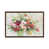 Toile avec cadre en bois brun classique