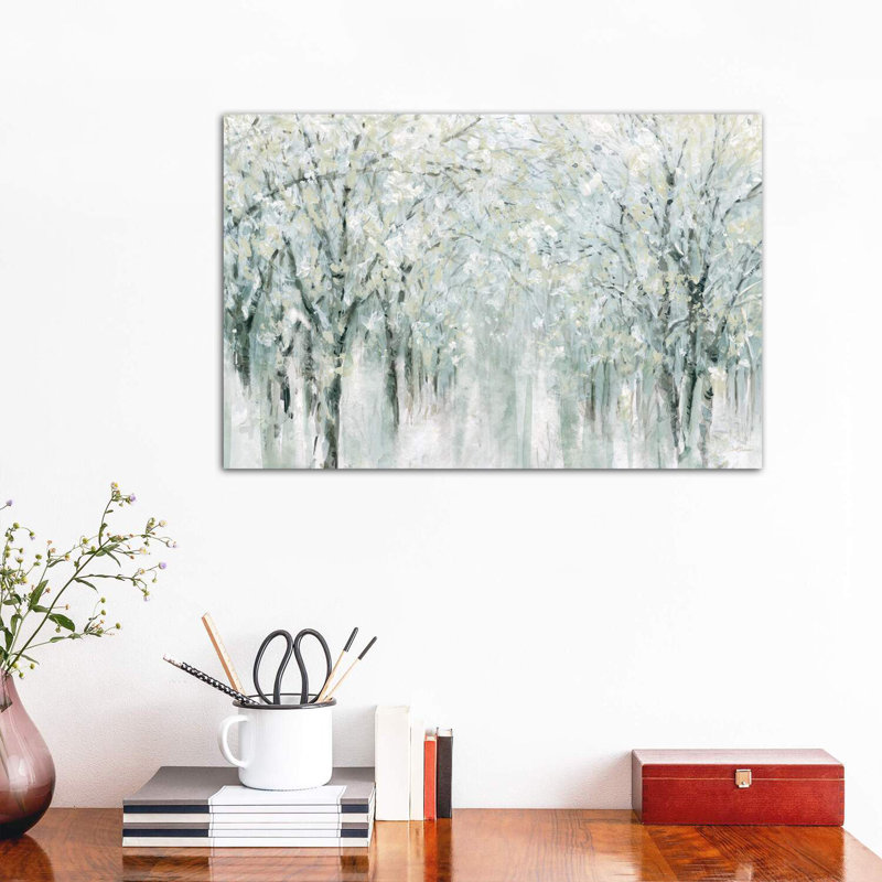 «Winter Mist» par Carol Robinson, reproduction, H 18 po x l 26 po x P 1,5 po, Toile tendue
