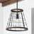 1 - Light Zinc/Wood Single Pendant