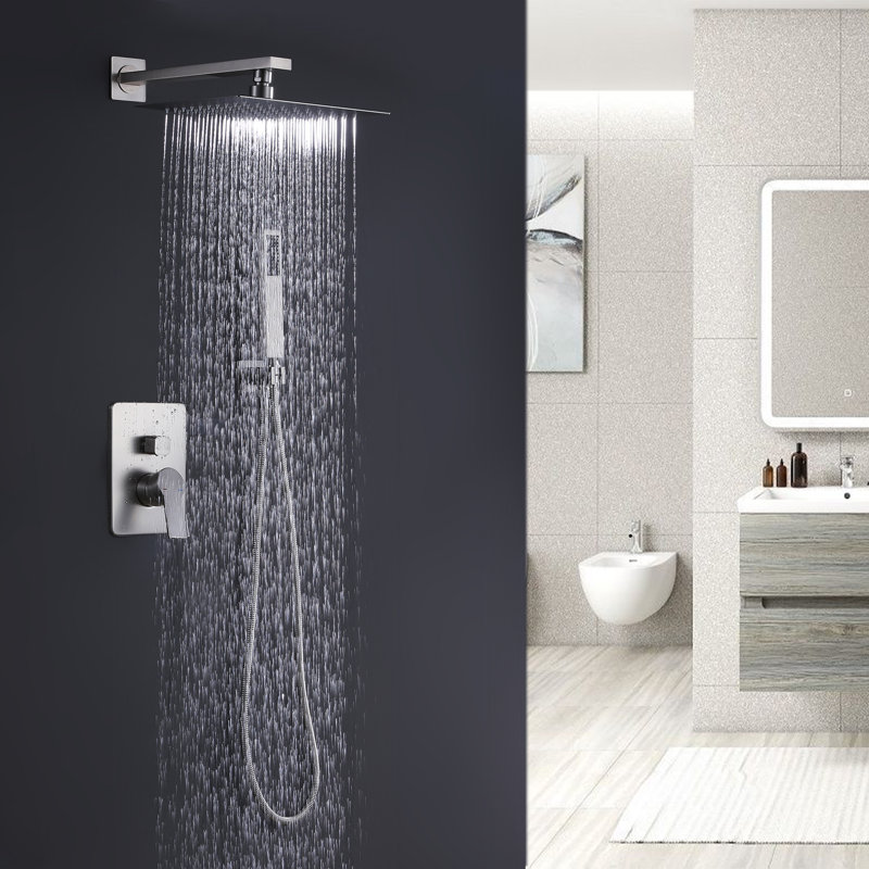 All-In-One Kit with Rough in-Valve, Brushed Nickel