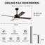 Avamaria 52'' Ceiling Fan with LED Lights-1002625161