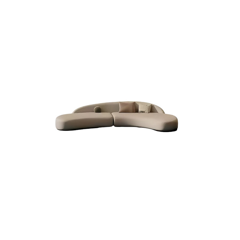Canapé courbé, H 25,59 po x l 94,49 po x P 35,43 po, 4