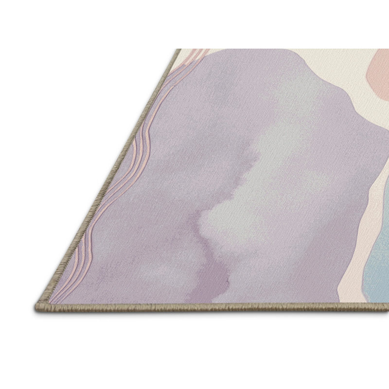 Calm Cascade Rug, Square 3'