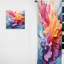 Abstraction Rainbow Tides de Saugerty - Rideau arc-en-ciel - Velours obscurcissant - 1 panneau-1686105598