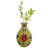 Home&Manor Ceramic Bottle Vase Multicolor