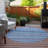 Azzaria Washable Striped Indoor / Outdoor Rug-544935619