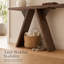 Console Mid-Century avec base en V-1113354557