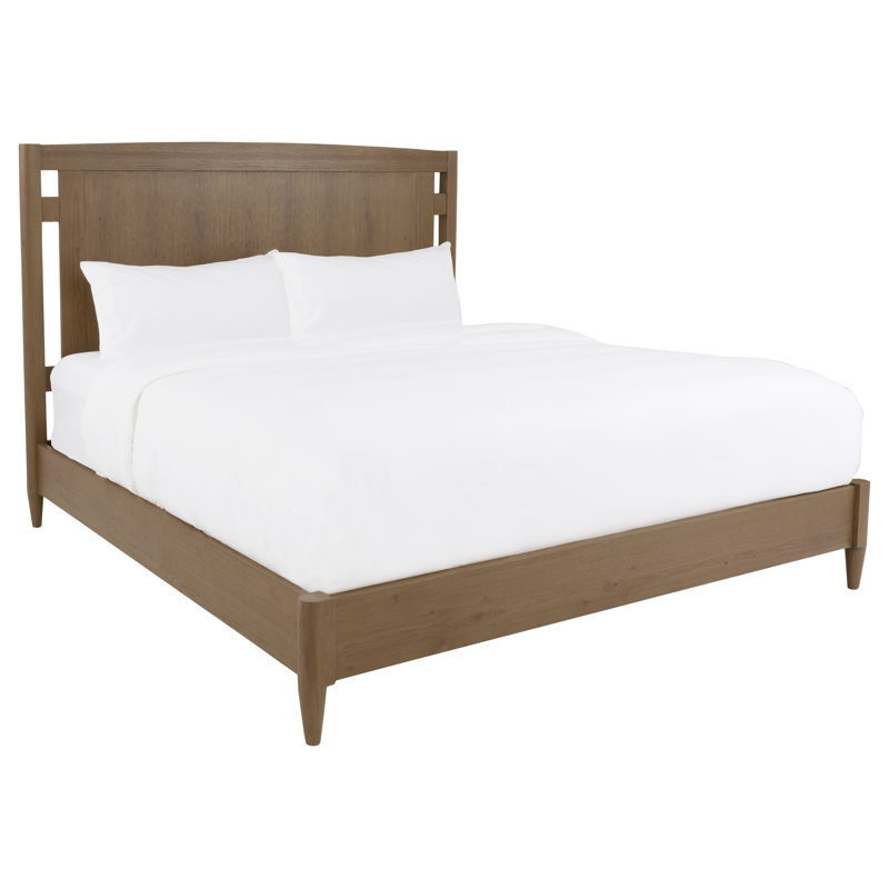 Maxwell Solid Wood Bed, Caramel, King