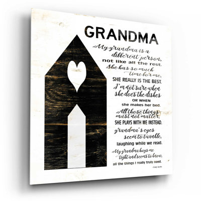 «My Grandma is the Best» par Cindy Jacobs - impression sans cadre
