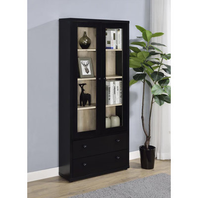 Armoire haute à porte vitrée Hewita