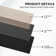 6 PCS (94.5" x 7.9" Each) 3D Acoustic Slat Wall Panels, Wall and ceiling decorative panels(Set of 6/31.1sq. ft)