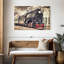 Classic Train - reproduction sur toile tendue-1982987524