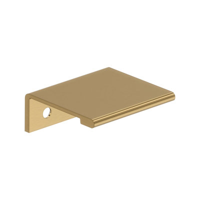 Poignée bord d'armoire bronze champagne Streamline II 1-3 / 4 pouces (44mm)