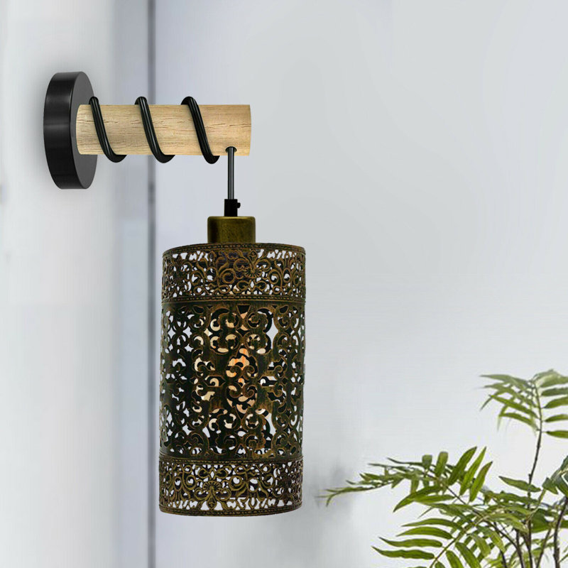 Kirzia Armed Sconce, Copper, No