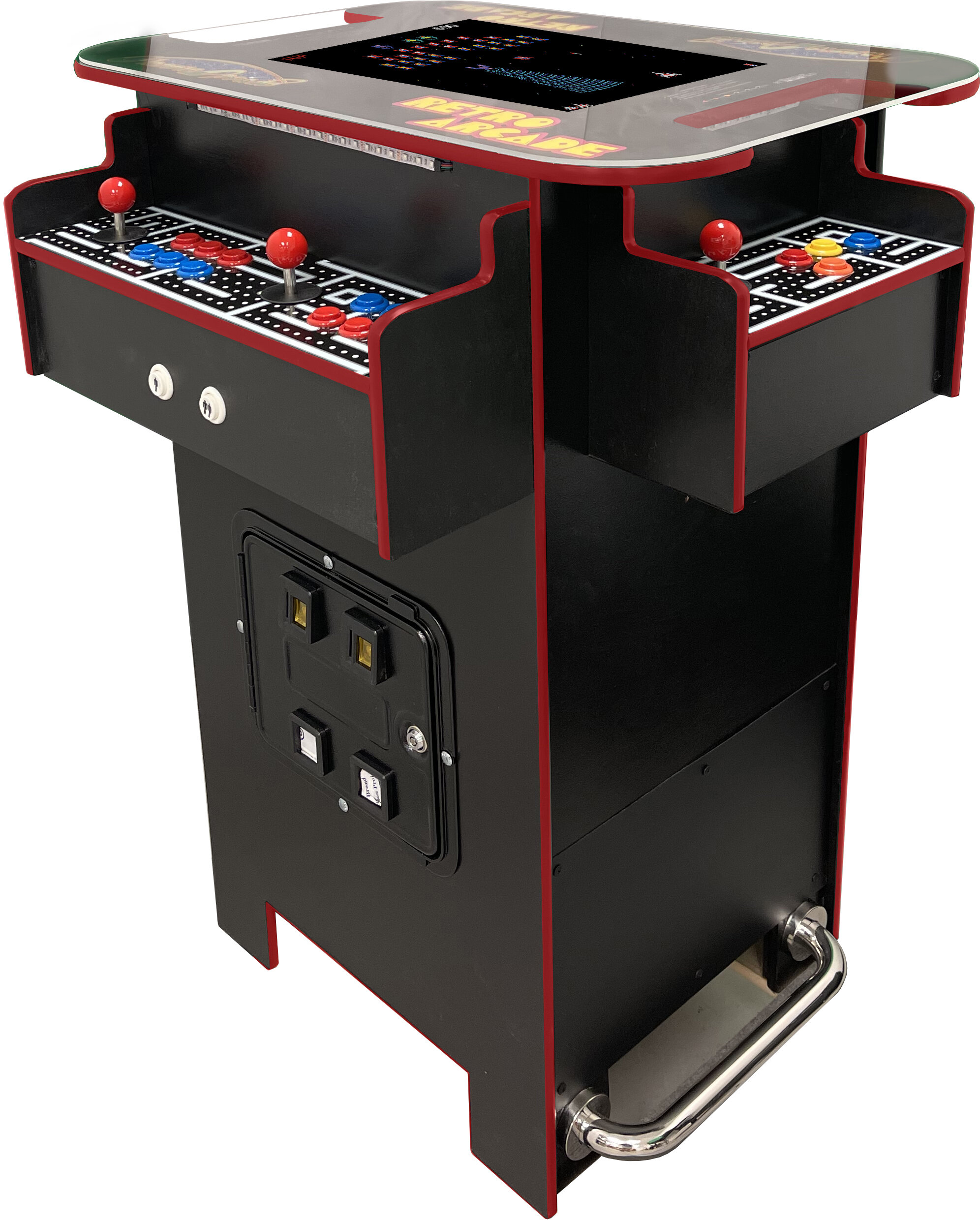 Suncoast Arcade Premium Pub Height Cocktail Arcade Machine With 19