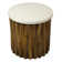 Marble Top End Table