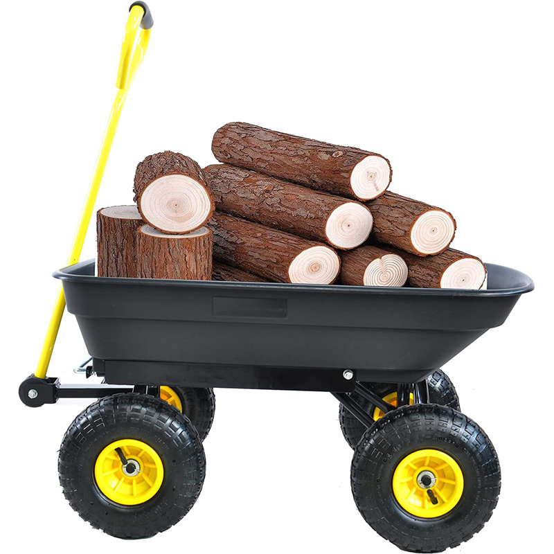 38.98'' H x 39.37'' W Utility Cart with Wheels