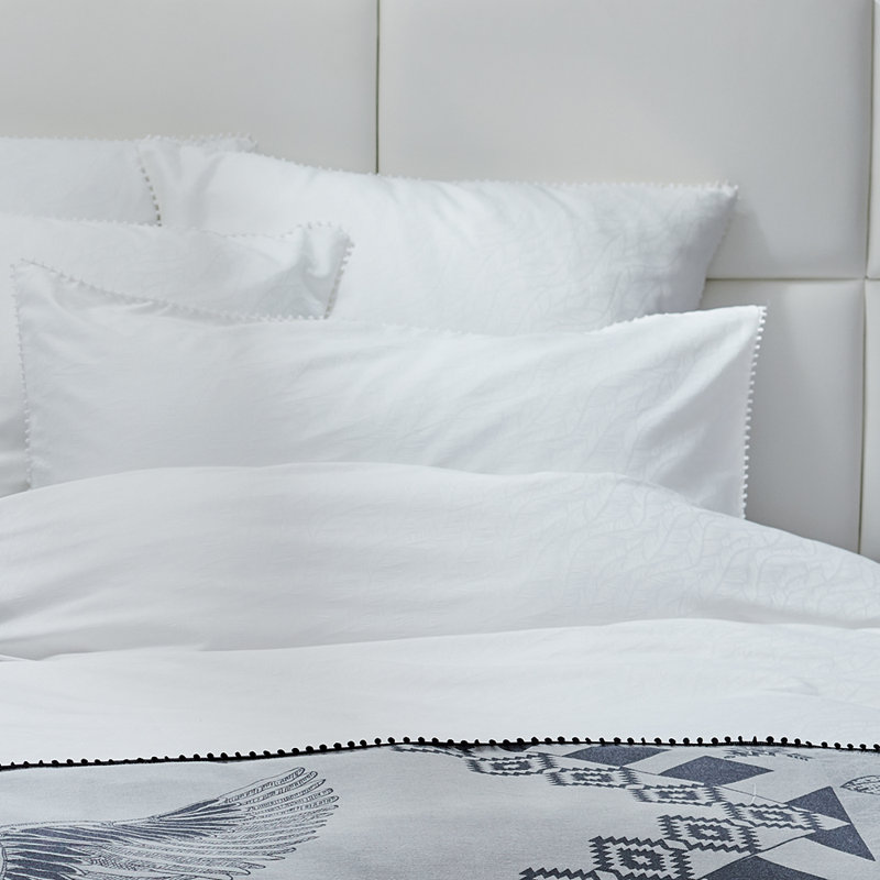 Housse De Couette Alula Blanc Satin De Coton