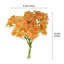  Fleurs artificielles artificielles pour la décoration intérieure de notes de chrysanthème - fleurs artificielles - fausses fleurs - plantes vertes - artisanat de décoration de mariage-128928148