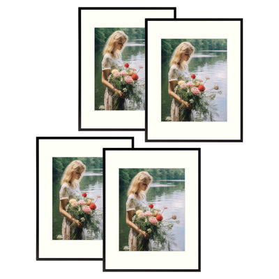 Drennon Metal Picture Frame Set with Mat