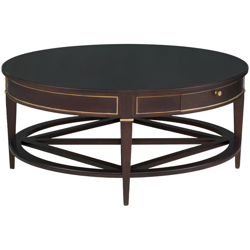 Matteo Cocktail Table, 18.75" H x 42" W x 42" D, Café Mocha
