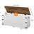 39.3'' W Storage Bench With Flip Top Blanket Chest