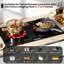 Plaque de cuisson électrique Karniear 24 pi à 2 brûleurs, surface de cuisson électrique portative avec prise 110 V, surface de cuisson en céramique rayonnante