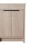 Meuble-lavabo autoportant de 24 po avec 2 portes d'armoire à fermeture en douceur ((KD-PACKING)