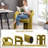 Double Pedestal Dining Set with Chairs-1417079163-1417079165