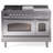 ILVE Nostalgie II Series 48 inch Dual Fuel Range with 5 Sealed Burners, Griddle, Frenchtop (Glass Door)-98196549-98196582
