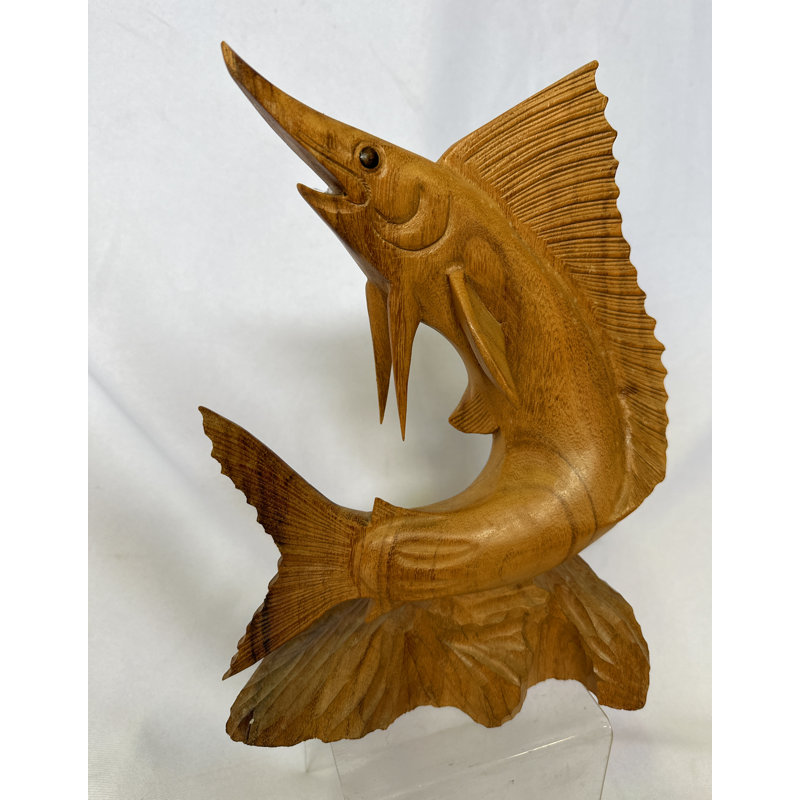 Standing Fish Statue