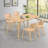 Nova Wood Dining Set with Curved Chairs-1447167861-1445105541