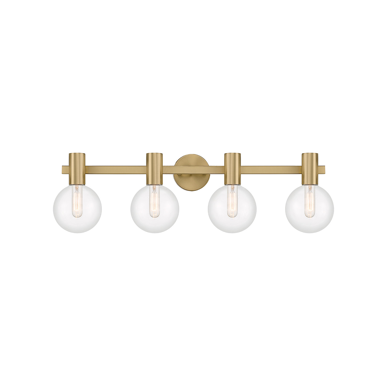 Ryenne 4 - Light Vanity Light, Gold, 10" H x 34" W x 34" D, 4 Lights