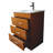 24.75'' Single Bathroom Vanity with Ceramic Top