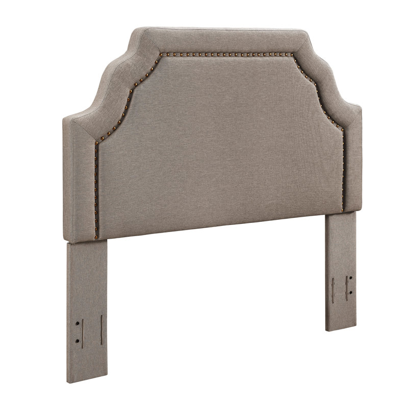 Benedict Upholstered Headboard, Queen, Oatmeal Linen