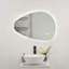 32 po. 22 po. Miroir de salle de bain à DEL sans cadre fantaisie